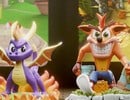 New "Retro" Figures Of PS1 Legends Spyro The Dragon & Crash Bandicoot Are On The Way From Youtooz