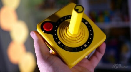 The wireless CX-40+ also has a Pac-Man theme to it. Other colours, based on the four ghosts, are available as well