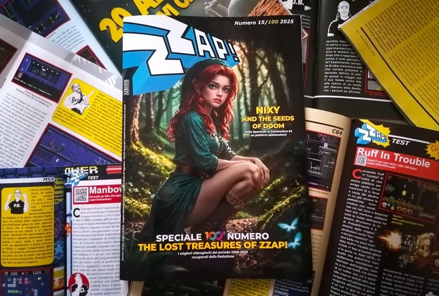 Italian Version Of Zzap! Magazine Celebrates 100 Issues By Using AI To Create The Cover Art 1