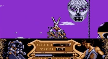Strider 2 was released on home computers before being ported to Sega consoles. This is the Amiga version