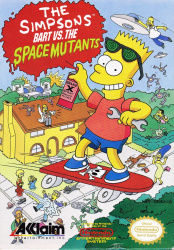 The Simpsons: Bart vs the Space Mutants Cover