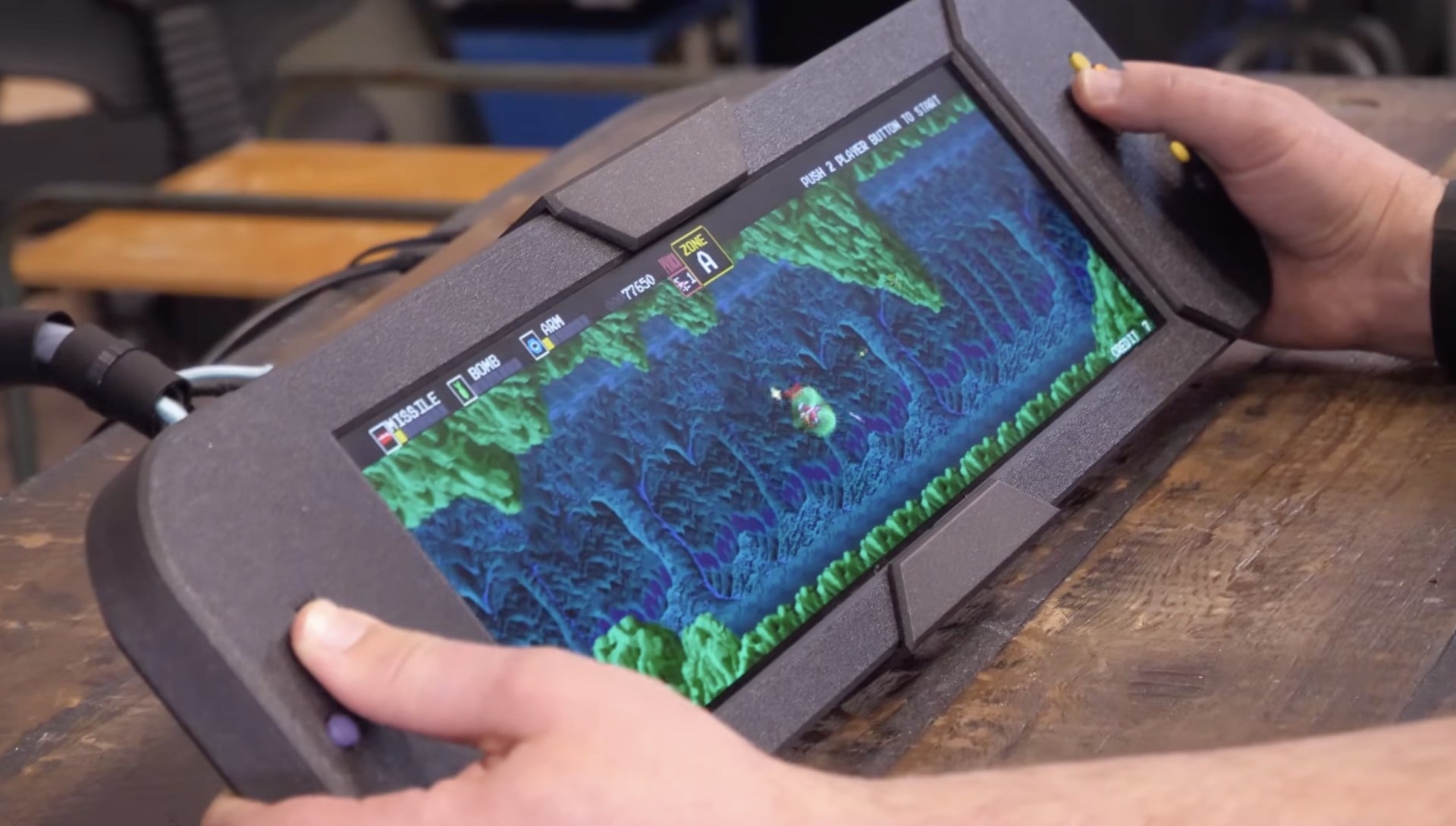 A Handheld MiSTer Is Coming, But This Darius-Playing Widescreen Prototype Isn't It - Nintendo News Article