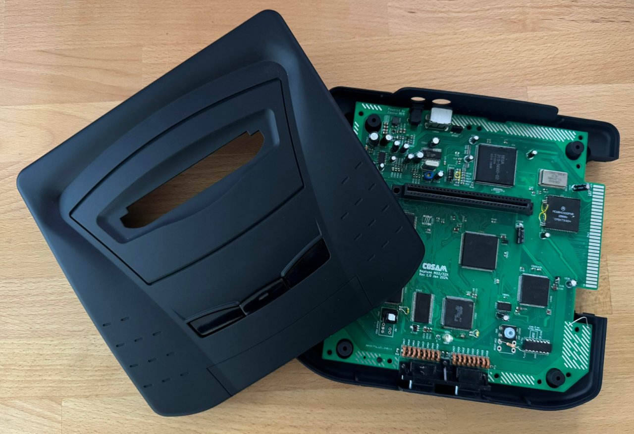 Custom Sega Neptune Motherboard Developed by Cosam Advances Retro Gaming Mods