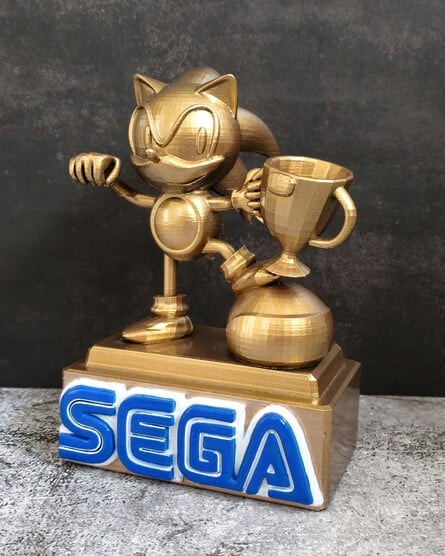 I Wanted F1 Legend Ayrton Senna's Sonic Trophy So Bad, I Made My Own 1
