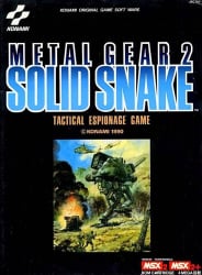 Metal Gear 2: Solid Snake Cover
