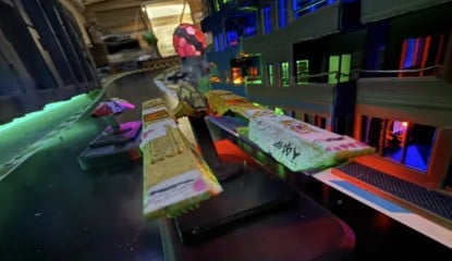 One Man's "Life-Long Dream" Of Creating A Physical WipEout Race Track Is Complete