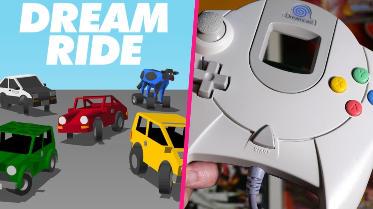 “ Dream Ride”是Sega Dreamcast的新型微型機器風格的派對遊戲