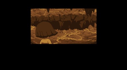 The opening of the Nintendo Switch version (left) vs. the new fanmade Game Boy Color port (right)