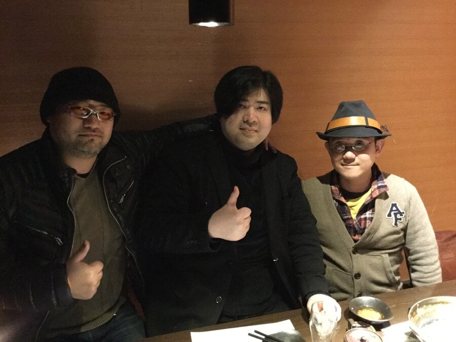 Hideki Kamiya, Masakazu Sugimori, Shu Takumi