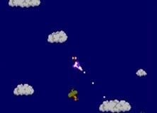 In Time Pilot, each level represents a different time period, with enemy aircraft getting increasingly more sophisticated with each jump