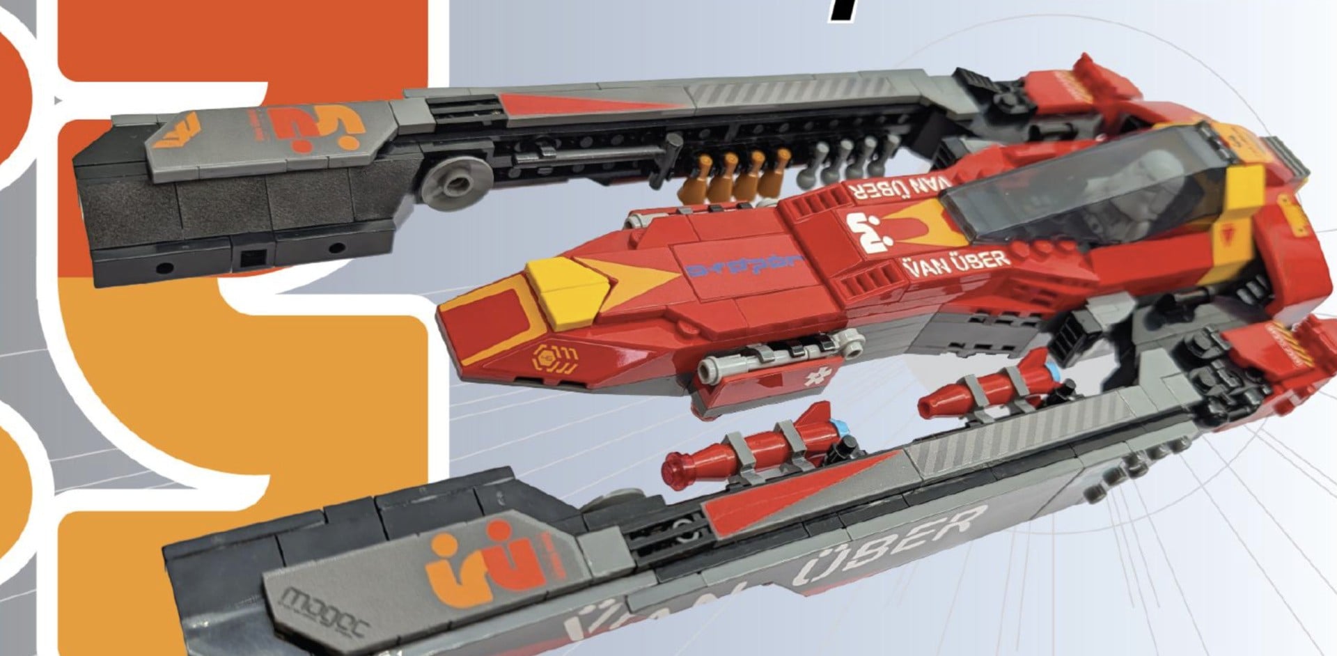 WipEout Fan Creates Detailed LEGO Models of AG-Systems, Van Uber, and Tigron Teams - Nintendo News Article