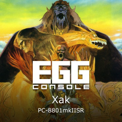 EGGCONSOLE Xak PC-8801mkIISR Cover