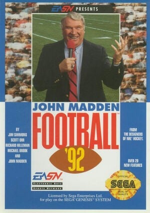 John Madden Football '92