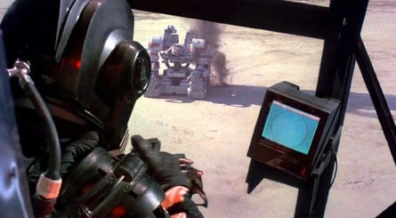 David W. Allen's stop-motion animation really brings the movie's hulking robots to life