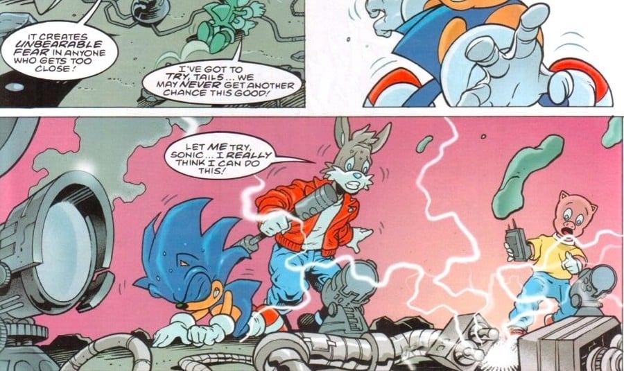Sonic Comic Johnny's Death