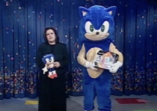 Please Don't Ask Who's In The Sonic Costume In This Rare Rosie O'Donnell Clip