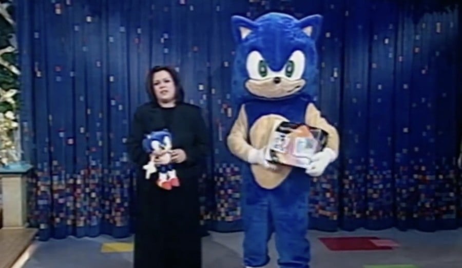 Check Out Sonic On The Rosie O’Donnell Show, But Please Don't Ask Who's In The Costume 1