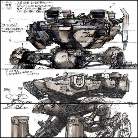 Concept work for Chromehounds