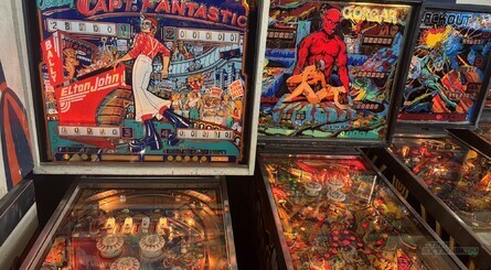 Blast from the Past is a small freeplay arcade located in Halifax's historic Piece Hall. It contains game consoles, as well as arcade and pinball machines. It is also currently home to a Retro Game Museum pop-up shop (top right) selling rare and unusual items