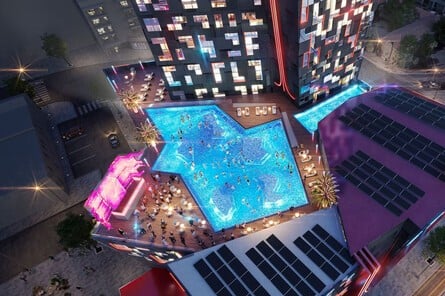 Atari's Grand Hotel Plan Is Reduced To A Single "Glowing Monolith Of Light And Motion" In Downtown Phoenix 3