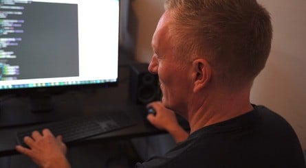 Based in the south of England, Bitmap Bureau is a small but passionate studio with a penchant for 2D brilliance. That's Mike Tucker top left, while programmer Steve Longhurst is bottom right
