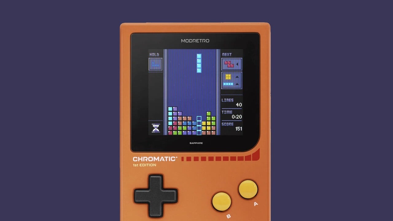 Modretroは、Chromatic Tetrisが競争力のあるハンドヘルドテトリスに新しい基準を設定することを望んでいます