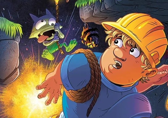Thalamus Reveals Cave Dave Physical Edition Artwork, Drawn By Veteran Rare Artist Wil Overton
