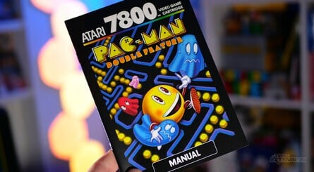 Also available on its own, Pac-Man: Double Feature contains the original 2600 port of Pac-Man and Bob DeCrescenzo's amazing, modern-day 7800 version, which comes with bonus features