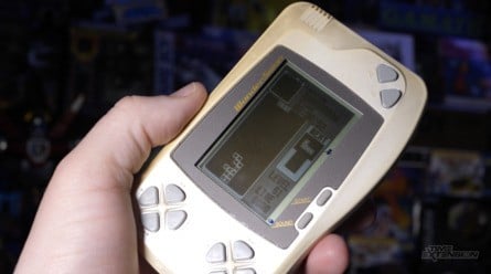 Both the WonderSwan (left) and Neo Geo Pocket launched with monochrome displays, which looked very old-fashioned at the close of the 1990s