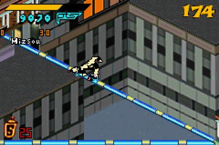 Grind Square was one of the more challenging maps in the game to create, according to Gallerani, which led to the team combining it with the more open level Bantam Street
