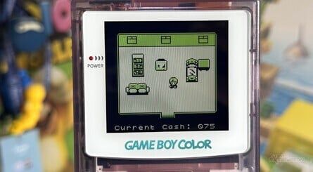 The game, coded by 13-year-old David Carter, mixes various game styles for a high-score challenge