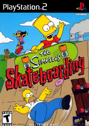 The Simpsons Skateboarding Cover