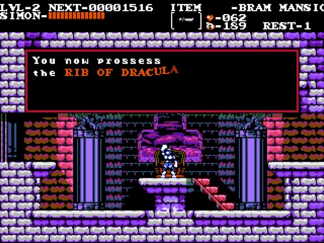 The Transylvania Adventure of Simon Quest looks a heck of a lot like how we remember the NES Castlevania games, but also adds in some areas you'd never expect to see in the original titles