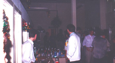 Ocean Xmas party 1987 in the upstairs offices at Central Street