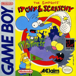 The Simpsons: Itchy & Scratchy in Miniature Golf Madness Cover