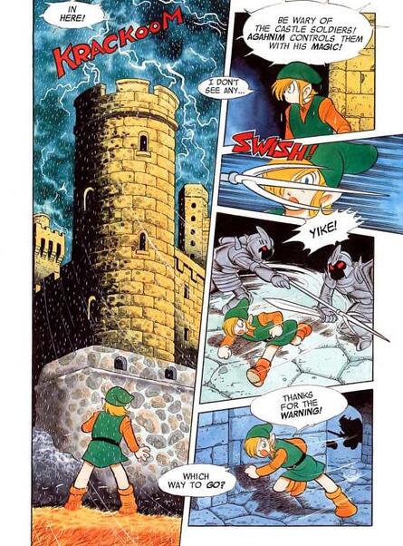 Shotaro Ishinomori's comic of The Legend of Zelda: A Link To The Past.