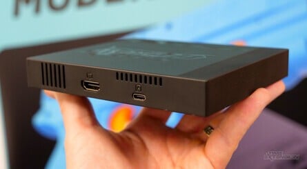 The G’AIM’E is surprisingly sleek and will be easy to fit into your AV setup