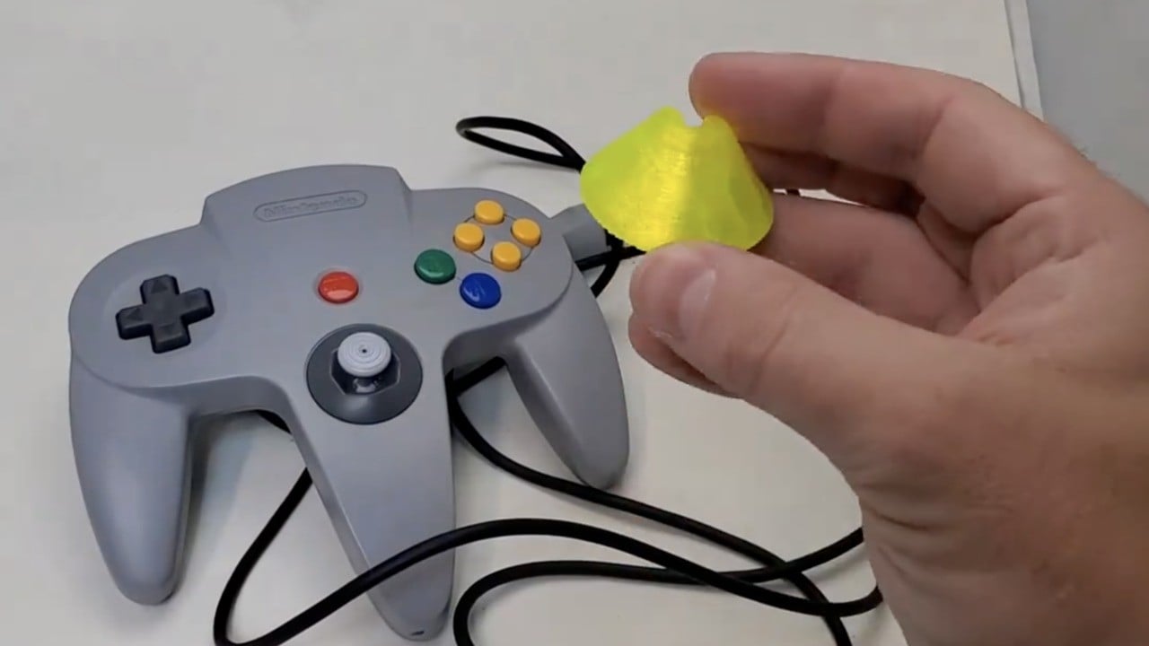 この小さなプラスチックはあなたのN64のアナログスティックを保存することができます