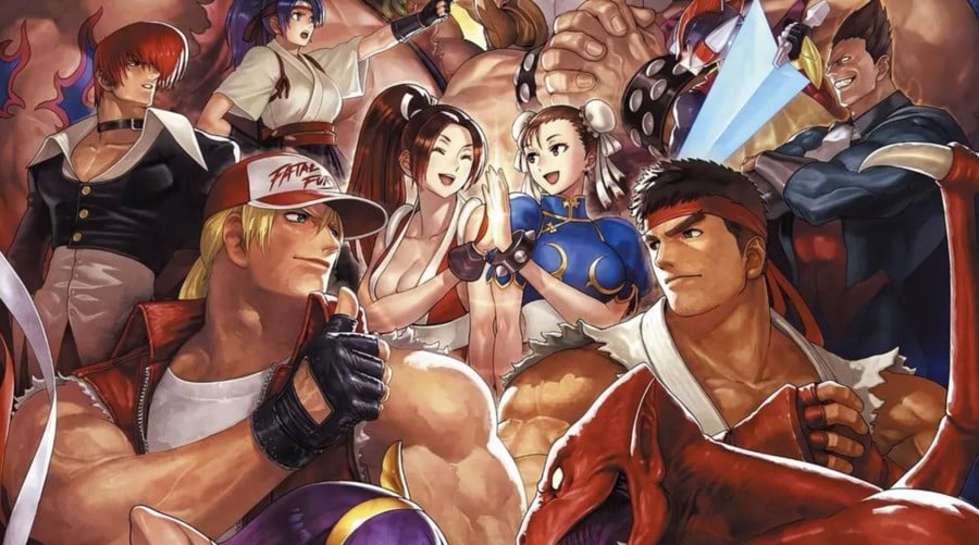 SNK Vs. Capcom's Promotional Artwork Has Been Censored To Cover Mai's Modesty 1