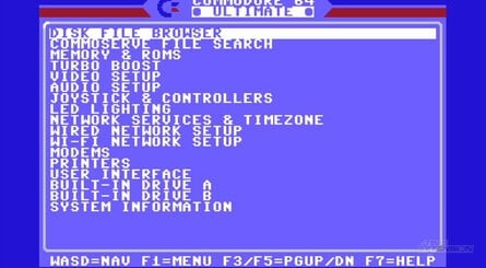 BASIC might tickle your nostalgia bone, but I prefer using the Commodore 64 Ultimate's custom UI