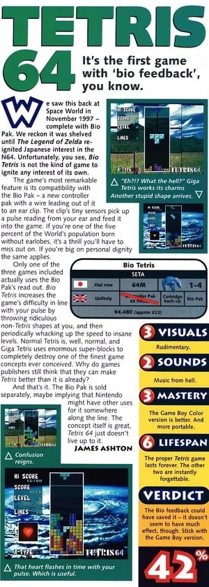 N64 Magazine - Tetris 64 Review
