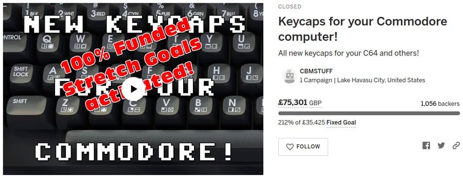 C64 Replacement Keys