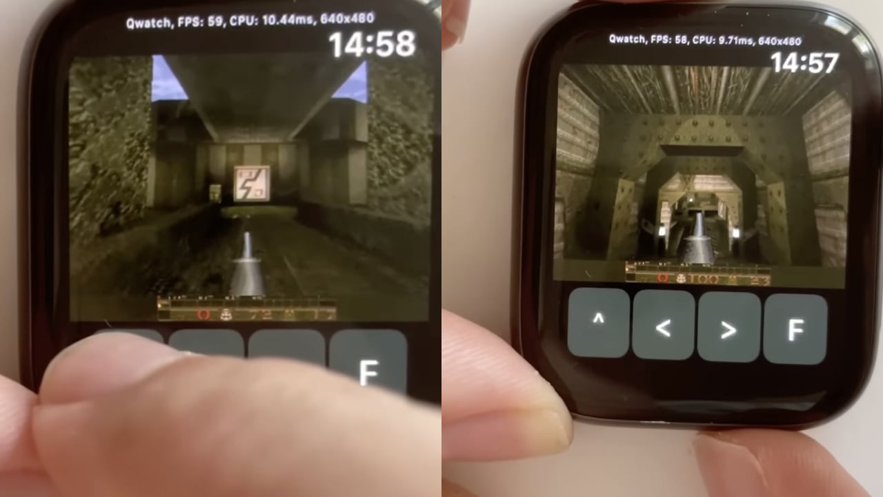 FPS Classic QuakeはApple Watchで実行されています