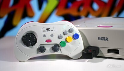 Retro-Bit Sega Saturn 2.4GHz Wireless Pro Controller