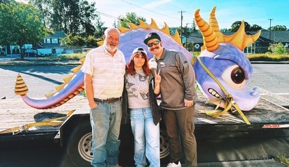 "We Got Him Out" - Spyro: Year Of The Dragon's E3 Statue Rescued After Being Abandoned For Years