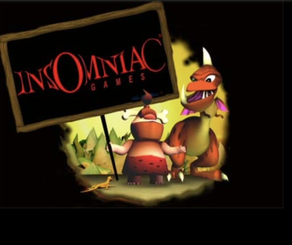 Insomniac's website at the turn of the century. Not a picture of Spiderman in sight