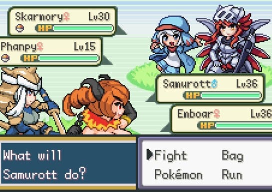 This Pokémon ROM Hack Replaces Monsters With Cute Anime Girls