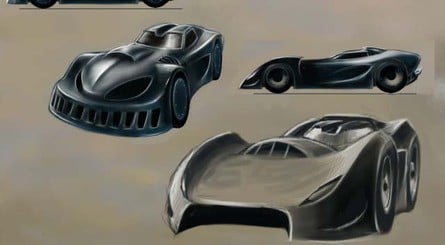 Concept artwork for Carmageddon by Terry Lane and Neil Barnden