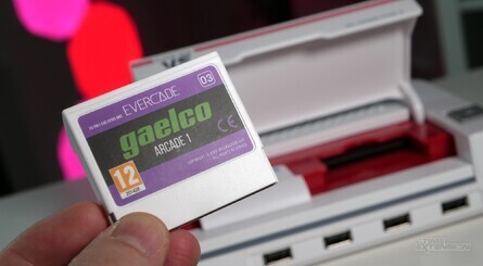 Small, sleek and easy on the eye, the Evercade VS boasts a neat design and the ability to load up two carts at once will save you having to get up off the sofa so much. The colour-changing LED strip below the cartridge flap is a nice touch, too.
