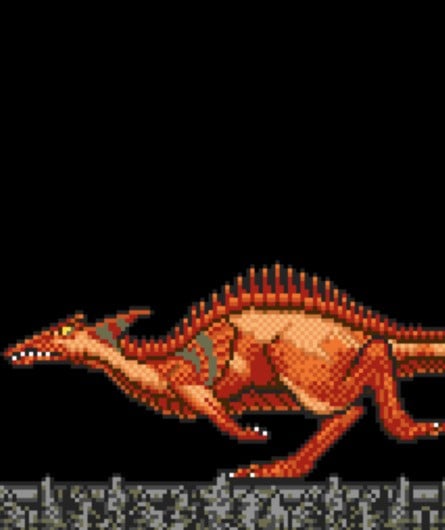 Dean's Barbarian cover (left) and the in-game dragon it inspired (right)